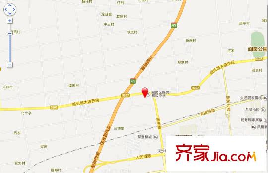 花漾青城交通圖西安  