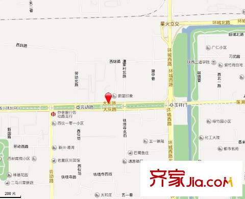 華豪麗都交通圖