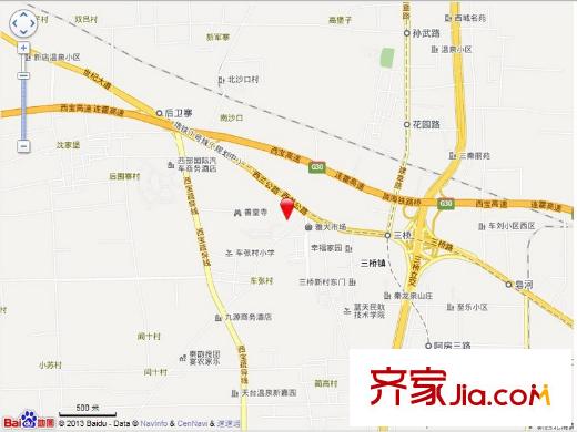 華宇鳳凰城交通圖電子地圖