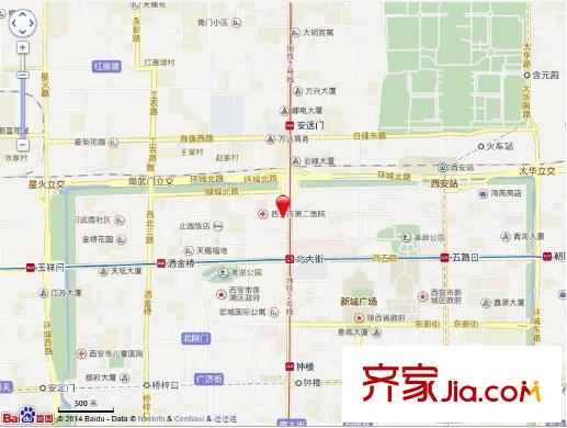 西安市建行家屬院交通圖11