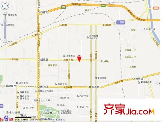 電力醫(yī)院家屬院交通圖