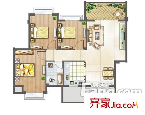 中國通信第二公司家屬院 戶型圖