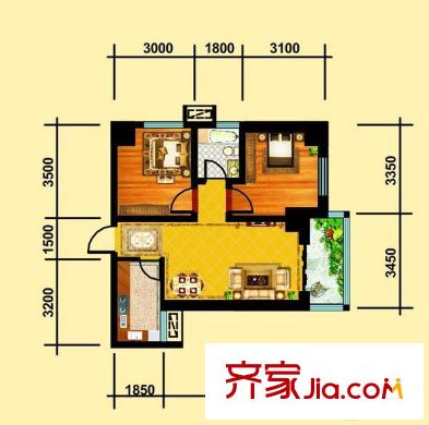 西安 濱河小區(qū) 戶型圖