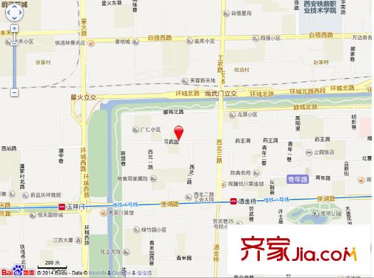 農(nóng)業(yè)廳家屬院交通圖 
