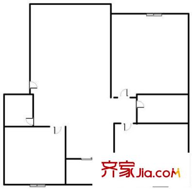 農(nóng)業(yè)廳家屬院 3室 戶型圖