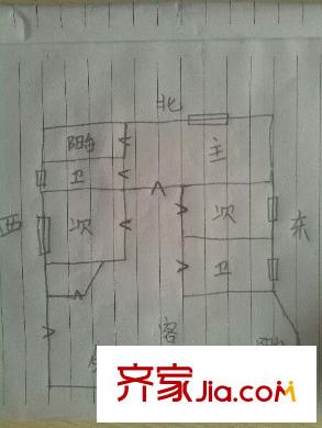 偉業(yè)都市遠(yuǎn)景 3室 戶型圖