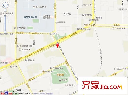 偉業(yè)都市遠(yuǎn)景交通圖 