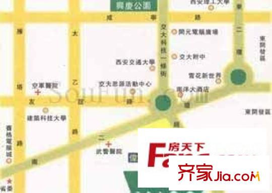 偉業(yè)都市遠(yuǎn)景交通圖