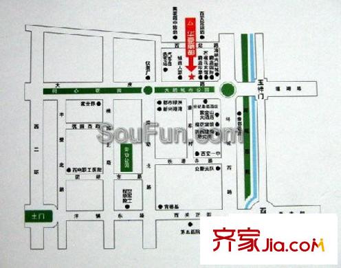 華豪麗都交通圖