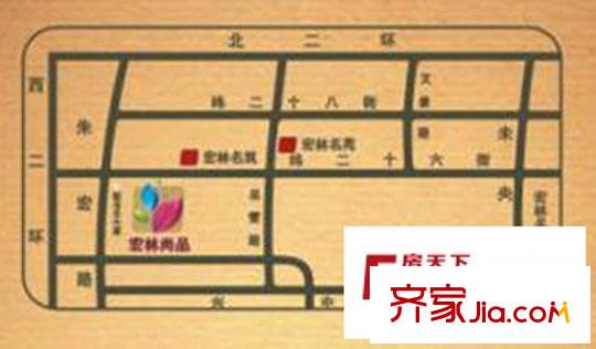 宏林尚品交通圖