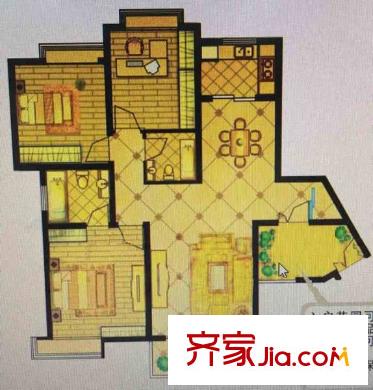 宏林尚品 3室 戶型圖