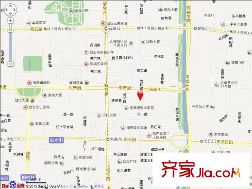 東新街小區(qū)交通圖