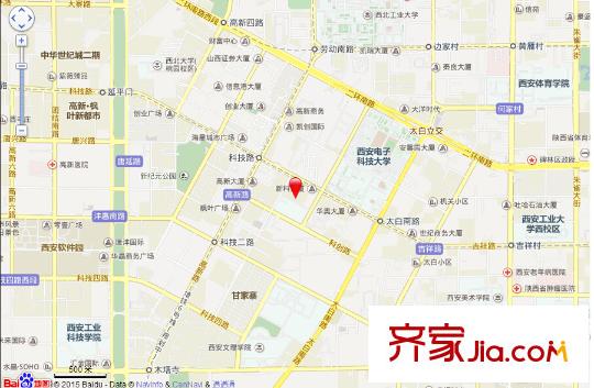 新科花園交通圖西安  