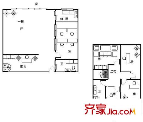安馨園 復(fù)式 戶型圖