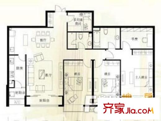 新城區(qū)國稅局家屬院 戶型圖