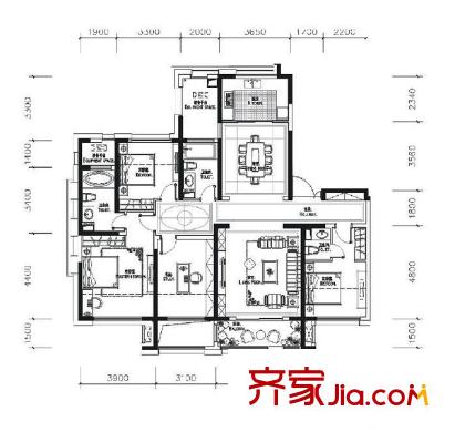 天地源丹軒梓園 0室 戶型圖