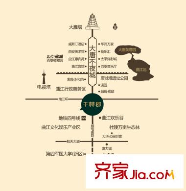 曲江千林郡區(qū)位圖