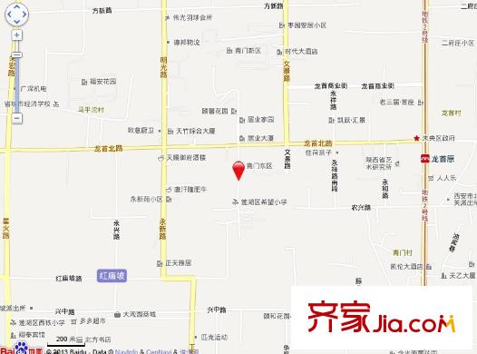 永福路印刷廠家屬院交通圖