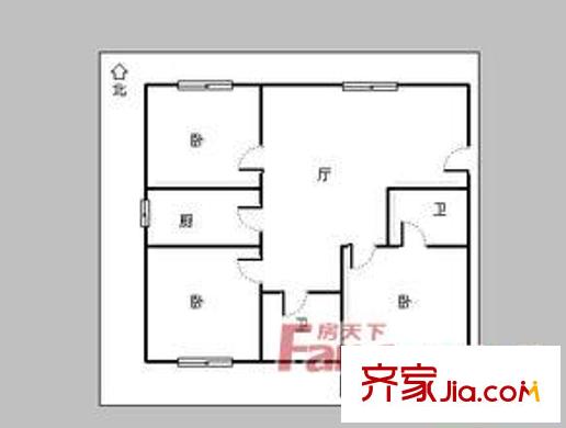 雅荷度假山莊 3室 戶型圖