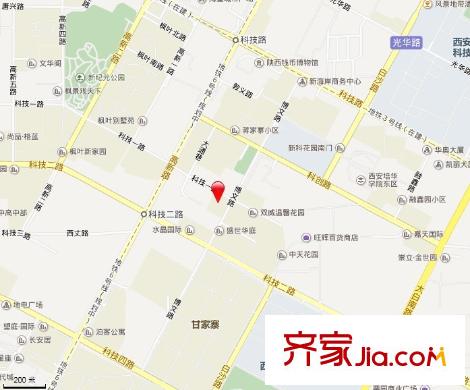 鑫宇住宅小區(qū)交通圖