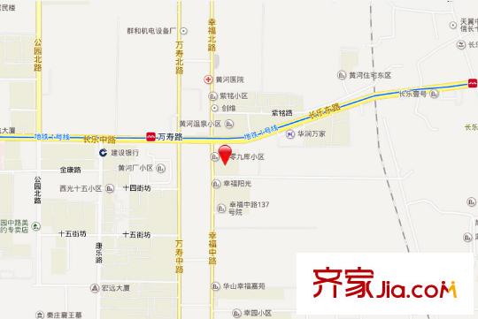 809庫單位家屬院交通圖  