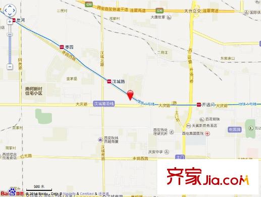 西控花園交通圖 