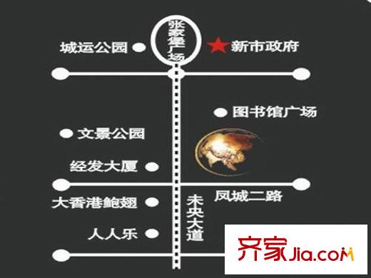天地時代廣場交通圖