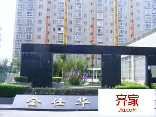 金仕華城外景圖 