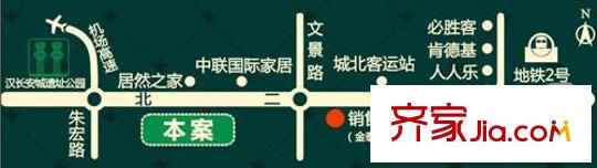 金仕華城交通圖區(qū)位圖