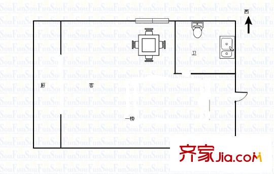 巧克力公寓 2室 戶型圖