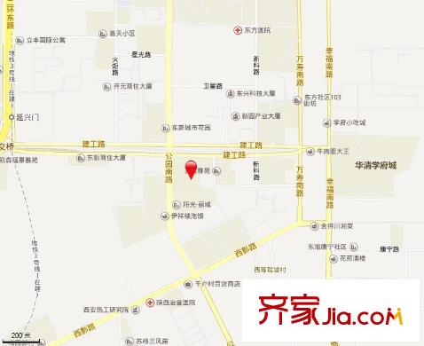 龍城四季交通圖
