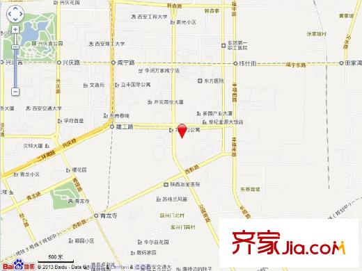 龍城四季交通圖電子地圖