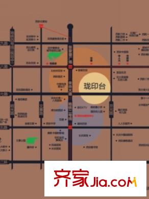 瓏印臺(tái)區(qū)位圖