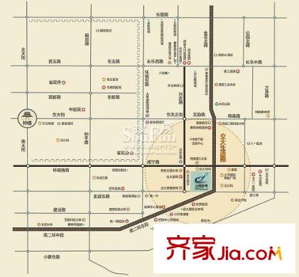 蘭蒂斯城交通圖