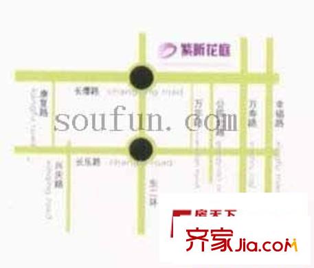 紫昕花庭交通圖