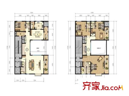 金旅城G戶(hù)型 5室2廳3衛(wèi)1廚