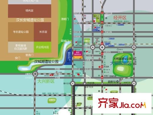 雅荷紫金陽光區(qū)位圖