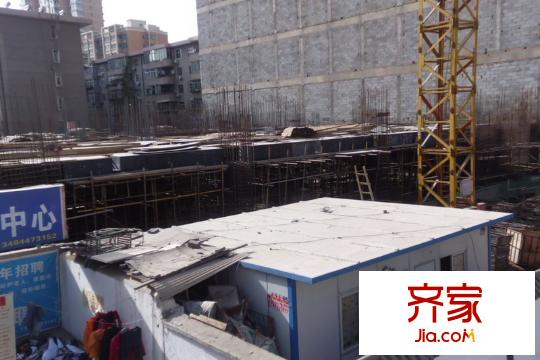 學(xué)府公館整棟樓施工進(jìn)度（2013.4.9）