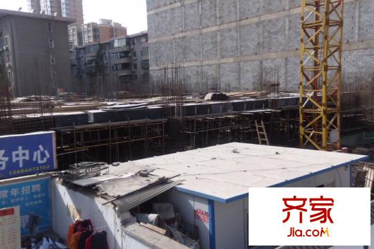 學(xué)府公館整棟樓體工程進度（2013.4.9）