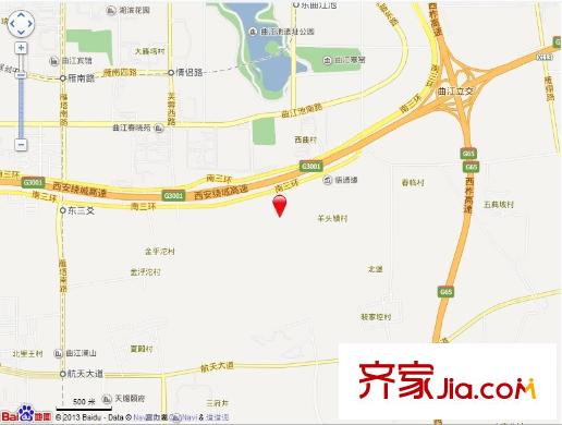 天地源?曲江香都電子地圖