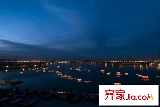 天地源?曲江香都南湖夜景