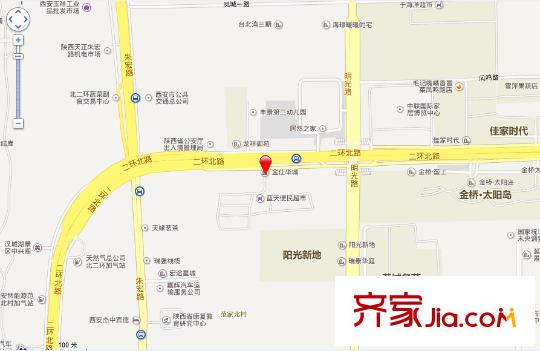 金仕華城交通圖 