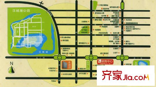 金仕華城交通圖區(qū)位圖