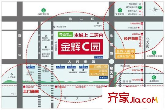 金輝C園金輝-交通區(qū)位圖