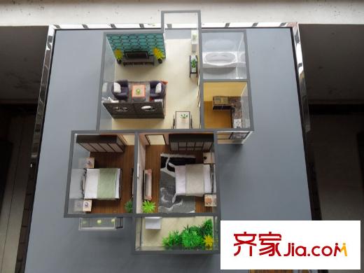 博大尚居D戶型 2室2廳1衛(wèi)1廚