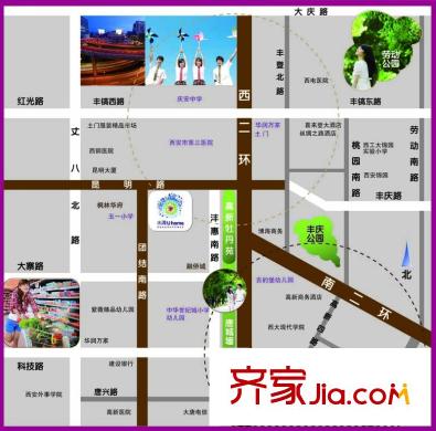水滴Uhome區(qū)位圖