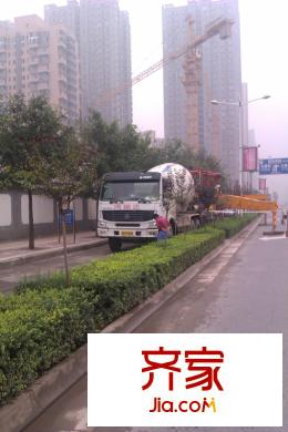 水滴Uhome工程進(jìn)度圖（攝于2012年9月24日）
