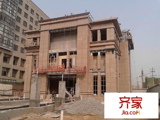 雅荷紫金陽光售樓部進度（2013.9.23）