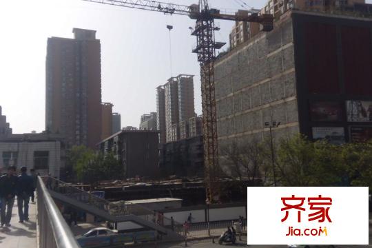 學(xué)府公館整棟樓體施工進(jìn)度（2013.4.9）
