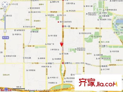 學(xué)府公館電子地圖